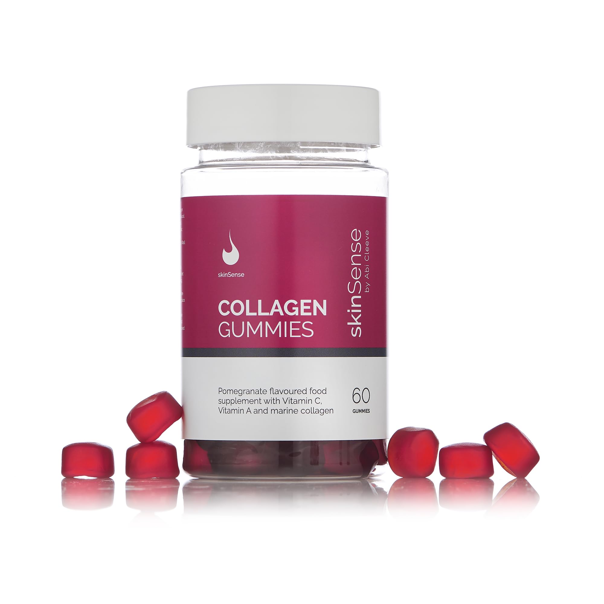 SkinSense Collagen Gummies 60PCS, Marine Collagen Chewable Gummy skinSense