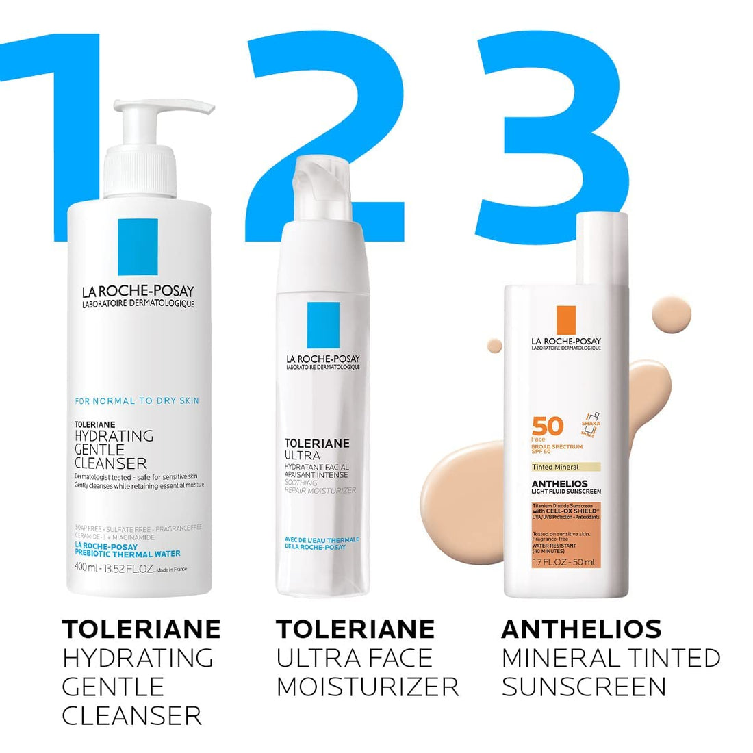 La Roche-Posay Anthelios Tinted Sunscreen SPF 50, Ultra-Light Fluid La Roche-Posay