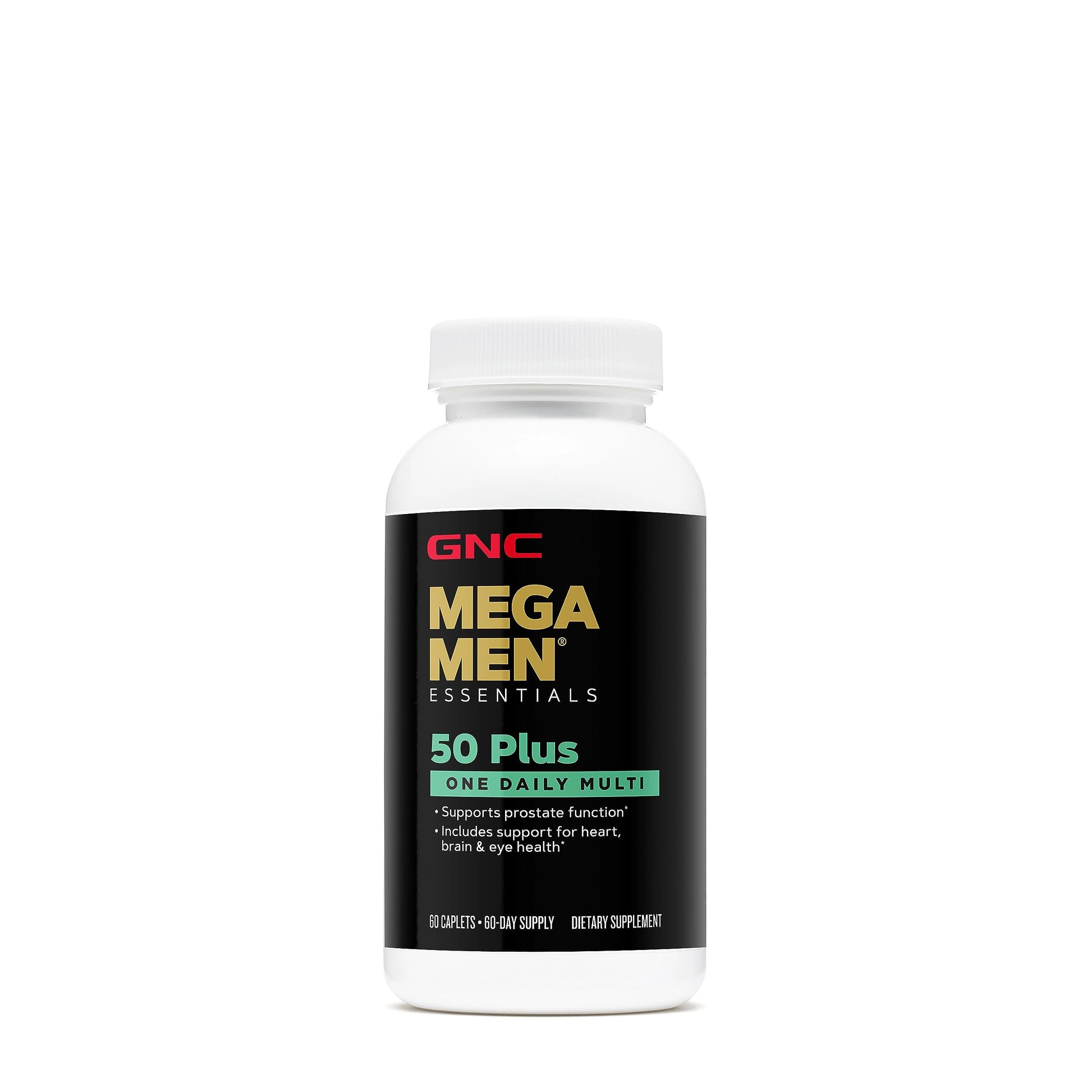 GNC Mega Men 50 Plus One Daily Multivitamin | Supports Prostate Function