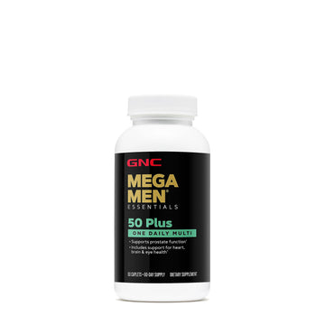 GNC Mega Men 50 Plus One Daily Multivitamin | Supports Prostate Function