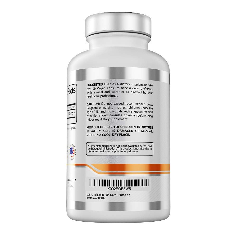 Smart Nutra Labs Premium Berberine HCL 1200mg- 180 Vegan Capsules, 100% Pure Smart Nutra Labs