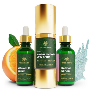Tree of Life Rejuvenation Pack with Vitamin C Serum + Retinol Serum Tree of Life Beauty