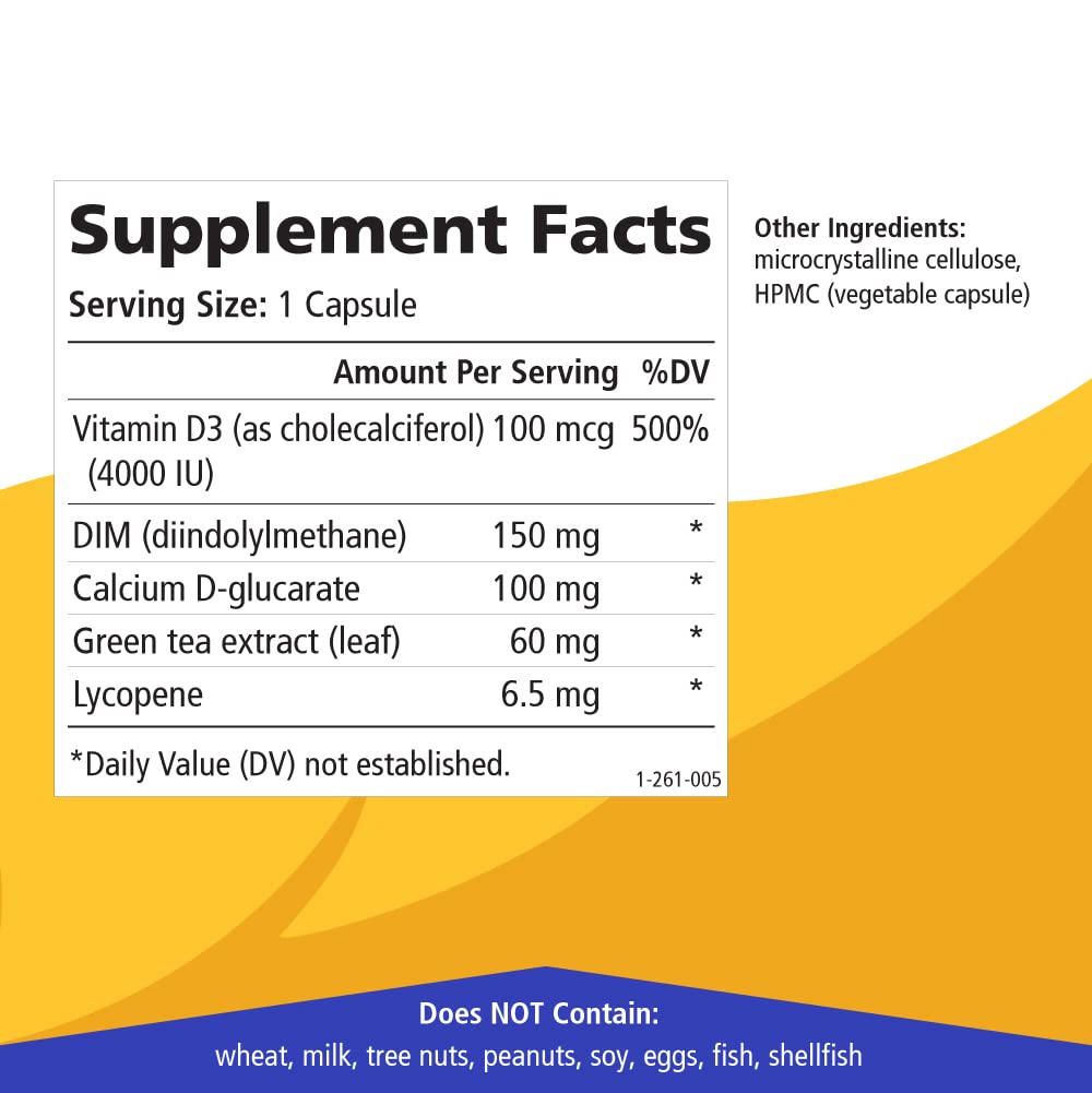 Dim D by Pure Essence - Natural Supplement for Estrogen Balance, Hormonal Acne, and Menopause