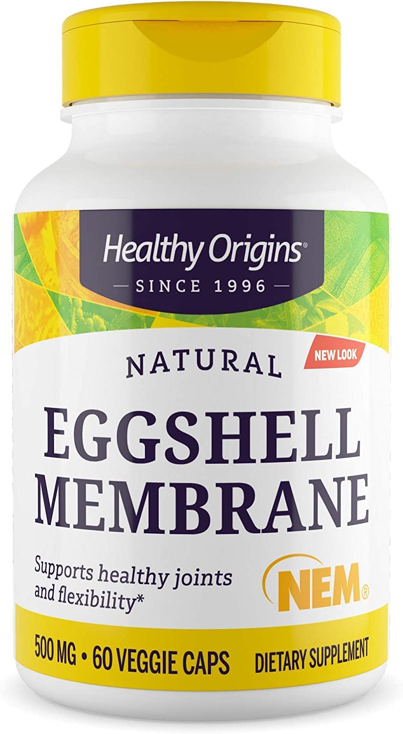 Healthy Origins Eggshell Membrane (NEM), 500 mg - Natural Collagen and Joint Support