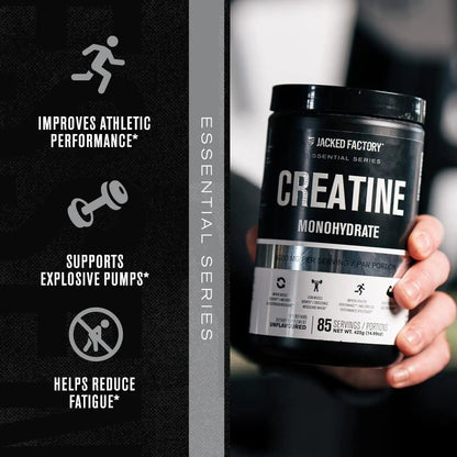 Nitrosurge Pre-Workout & Creatine Monohydrate - Pre Workout Powder With Creatine for Muscle Growth, Increased Strength, Endless Energy, Intense Pumps - Blue Raspberry Preworkout & Unflavored Creatine