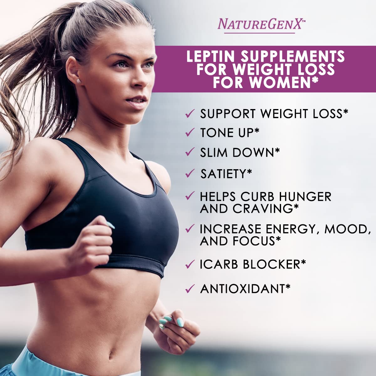 NatureGenX LeptinXT - Leptin Supplements for Weight Loss for Women - Extra Strength NatureGenX