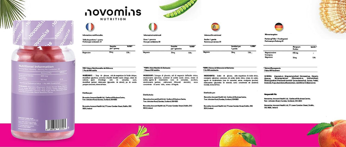 Kids Magnesium Gummies – Vegan - 1 Month Supply – Childrens Supplements – 30 Chewa