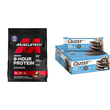 Muscletech Whey Protein Powder Phase8 Protein Powder & Quest Nutrition Cookies