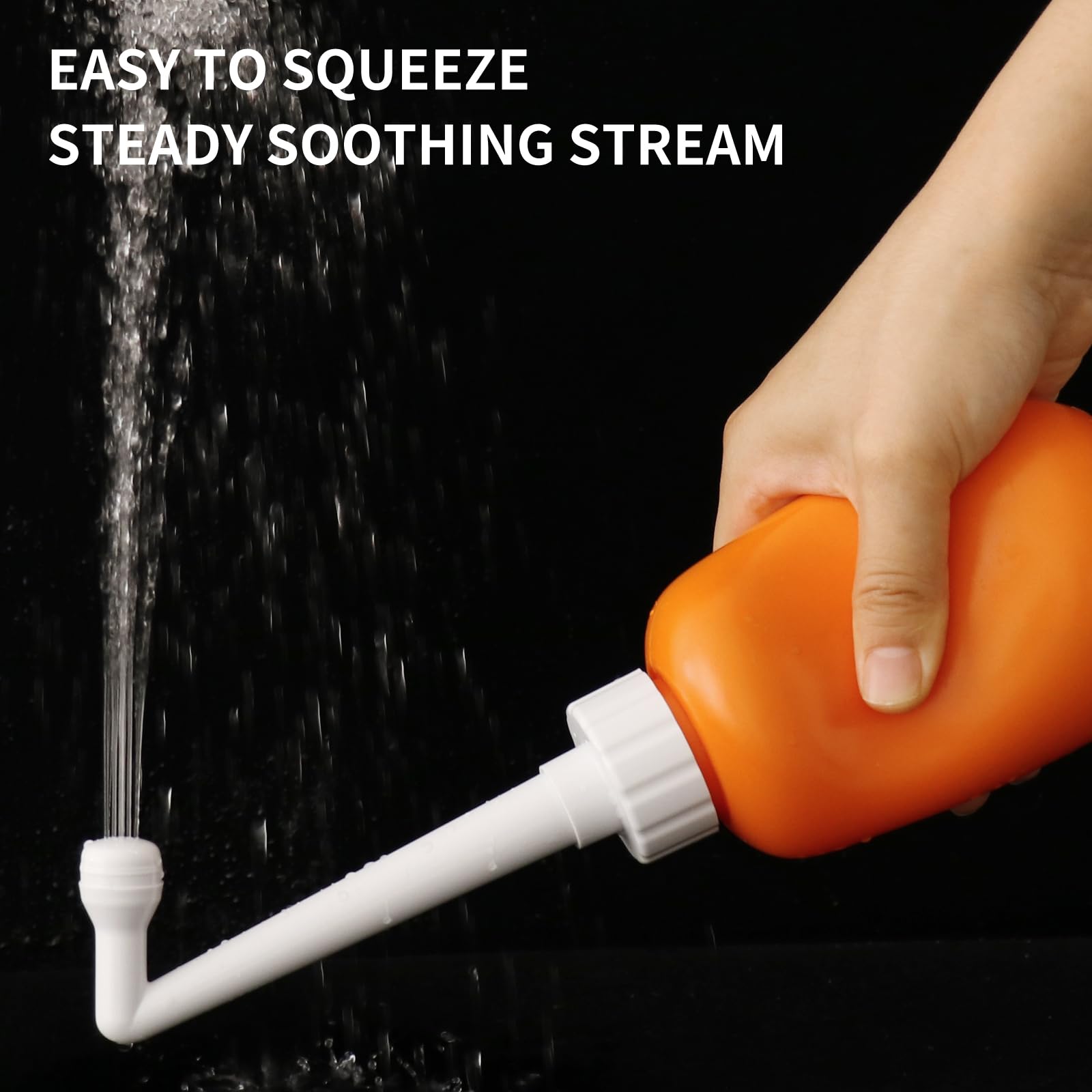 Peri Bottle for Postpartum Care, for Postpartum Essentials, Feminine Care Orange FOOFOO