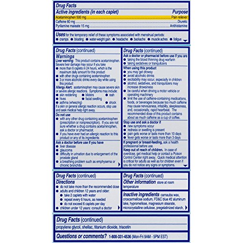 Midol Complete, Menstrual Period Symptoms Relief Including Premenstrual Cramps Midol