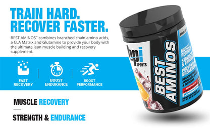 BPI Sports Best Aminos - BCAA Powder Post Workout & Glutamine Recovery Drink BPI Sports
