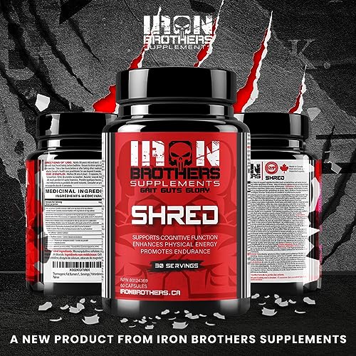 Shred for Men & Women | Strong Appetite Suppressant for Weight Loss Management Iron Brothers Supplements