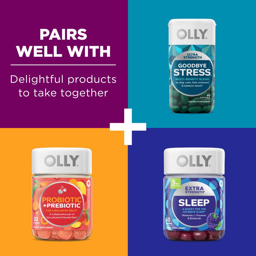 OLLY Extra Strength Elderberry Gummies, Immune Support, 450mg Elderberry, Vitamin C OLLY