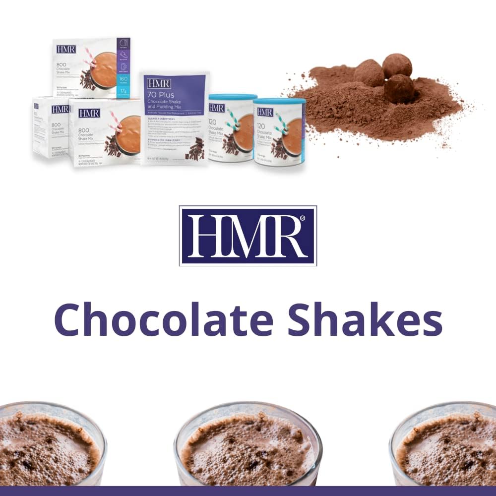 HMR 120 "Classic" Shake Meal Replacement Powder | Chocolate Shake Mix to Support Healthy HMR