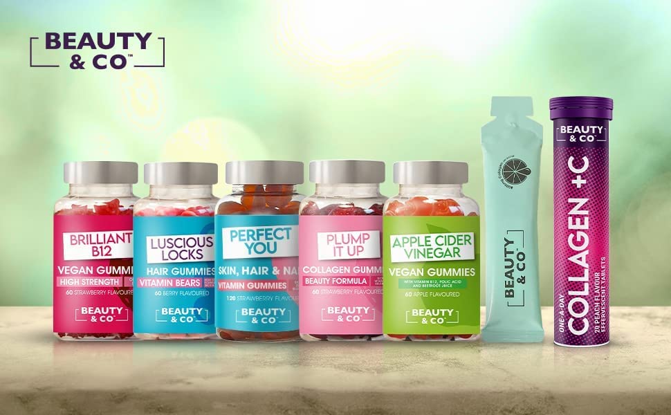 Collagen Effervescent - Marine Collagen & Vitamin C (2 Tubes) Beauty & Co