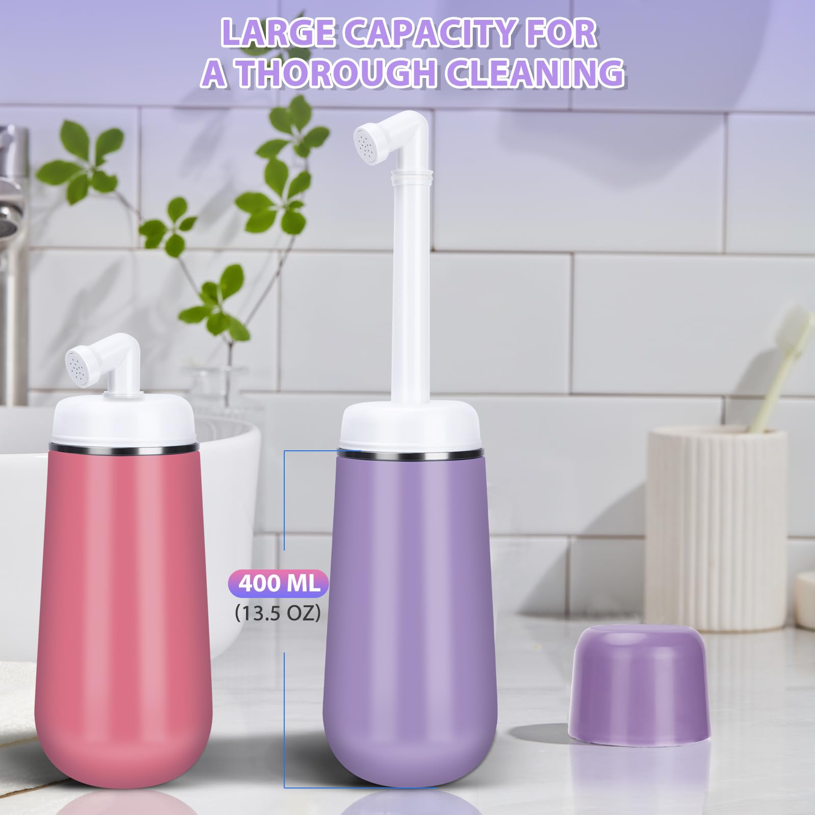 Peri Bottle for Postpartum Care, 13.5 OZ Perineal Bottle for Recovery and Cleansing After Birth VicnKioH