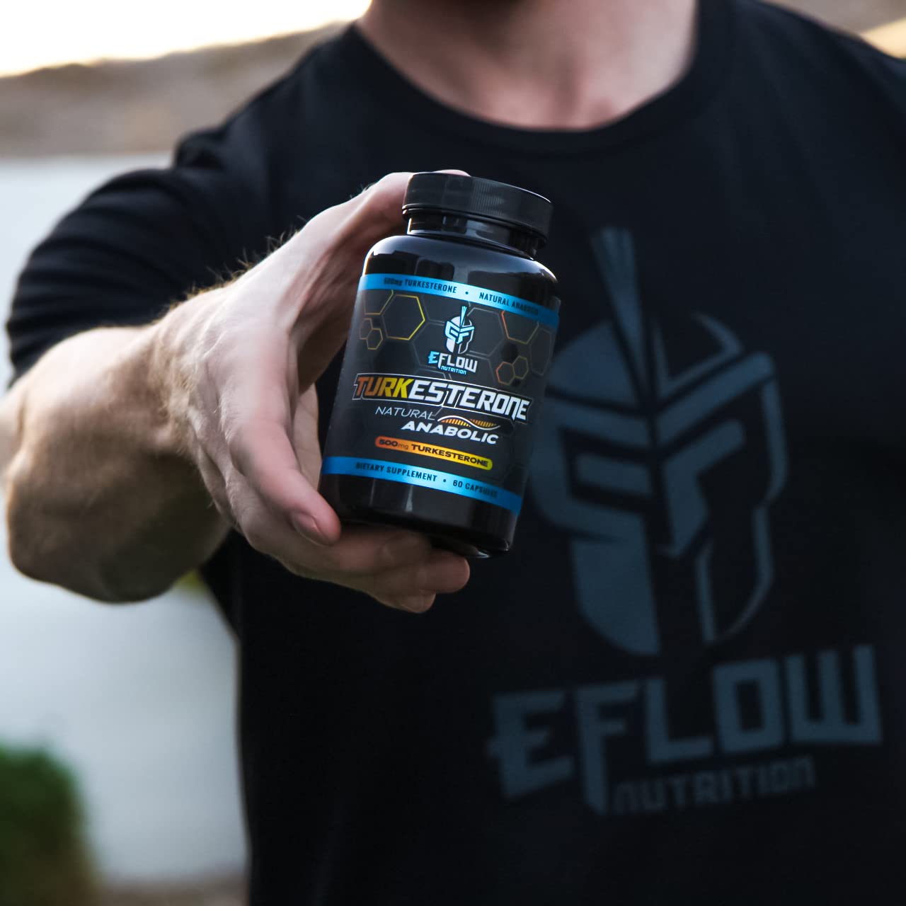 eFlow Nutrition Turkesterone (500 mg) Ajuga Turkestania Extract Complexed eFlow Nutrition