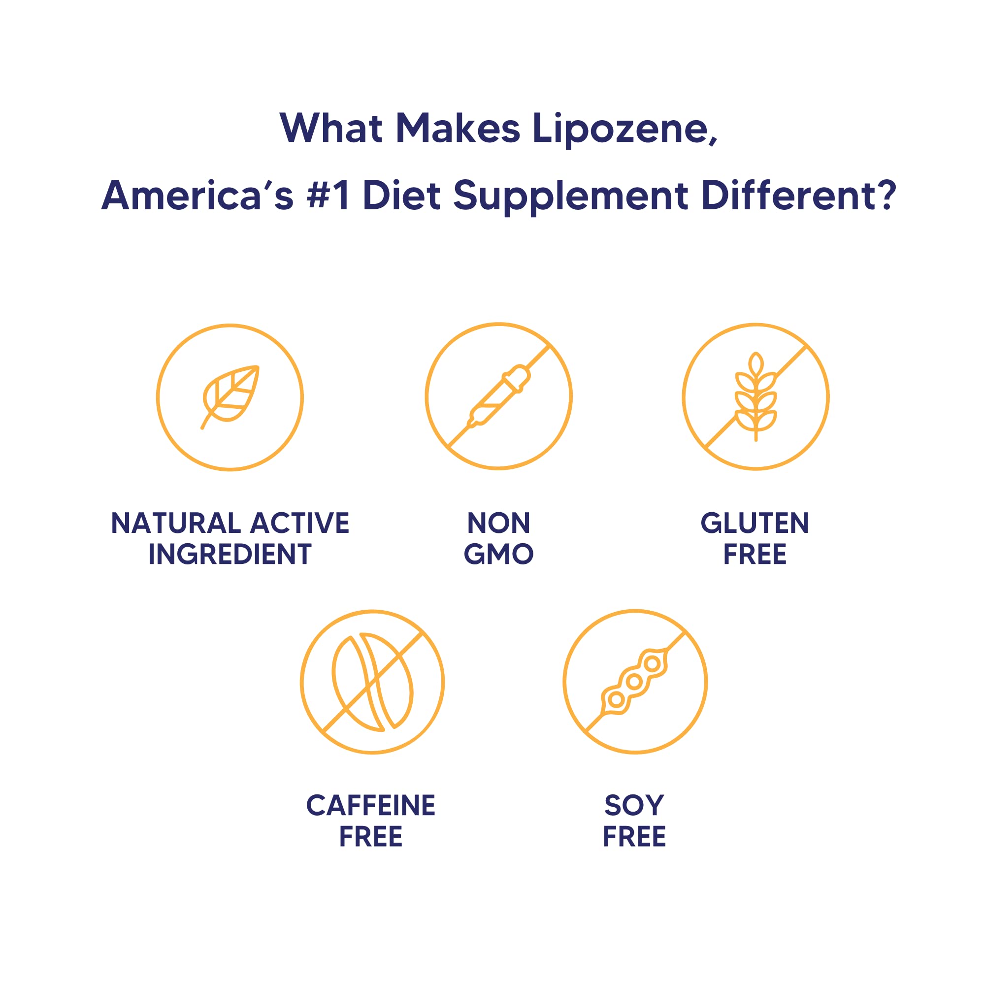 Lipozene Diet Pills - Weight Loss Supplement - Appetite Control - Two Bottles of 30 Capsules Lipozene
