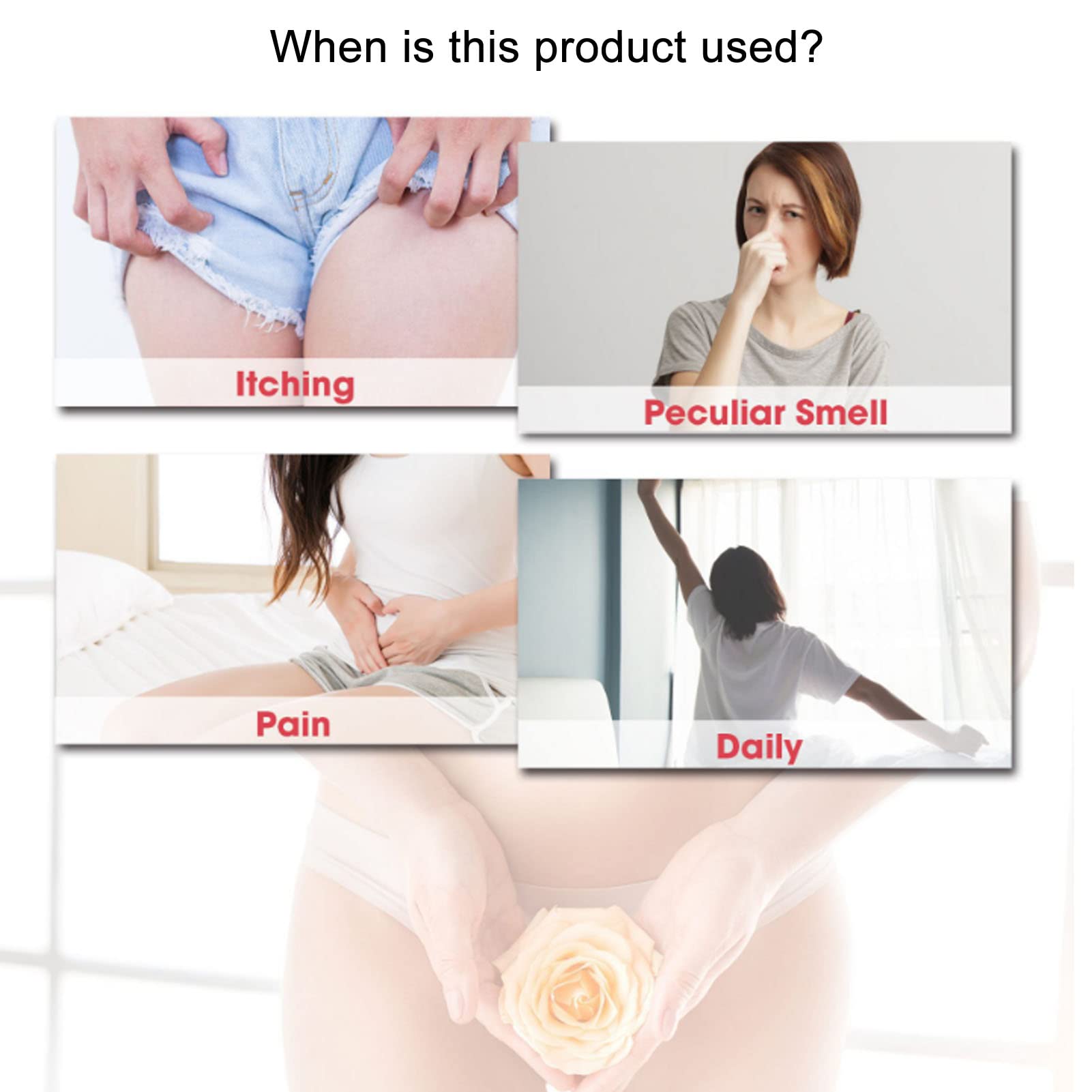 Vaginal Test Strips, 100pcs Vaginal Health PH Test Strips, Disposable Intimate Health Prevent Infection YUYTE