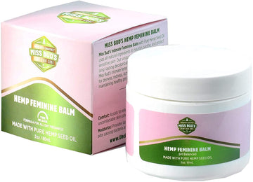 Miss Bud’s Hemp Intimate Feminine Vulva Balm Relieves Itching, Burning, and Redness Eliminates