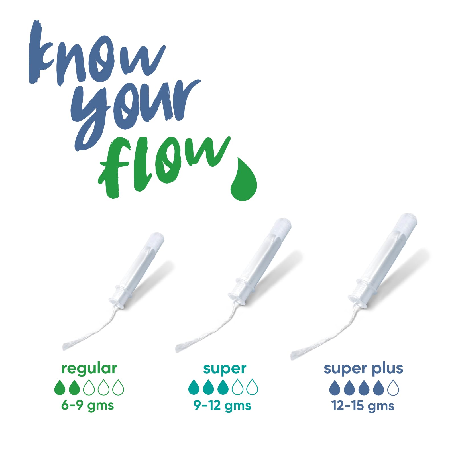 Oi | Organic Initiative - Tampons | Regular/Super Absorbency | Organic Cotton, Unscented oi