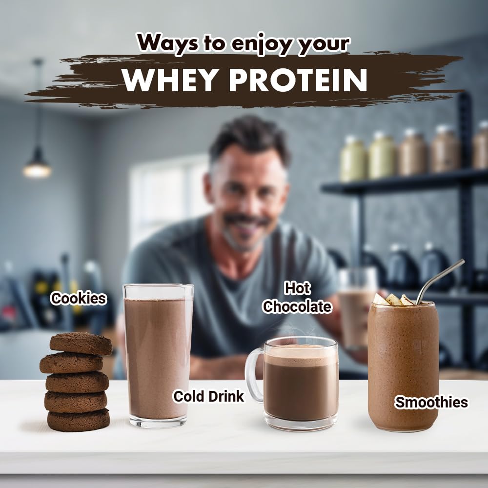 Opportuniteas Chocolate Whey Protein Powder - Grass Fed Whey Isolate + Organic Cacao Opportuniteas
