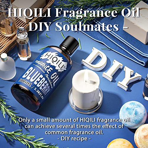 HIQILI Blueberry Essential Oil - Premium Fruit Fragrance Oil for Candle Making, Diffuser, Perfume HIQILI