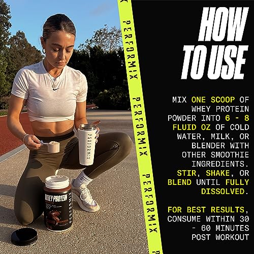 PERFORMIX - Whey Protein Isolate Blend - 24g of Protein - 5.4g of BCAAs - 110 Calories PERFORMIX