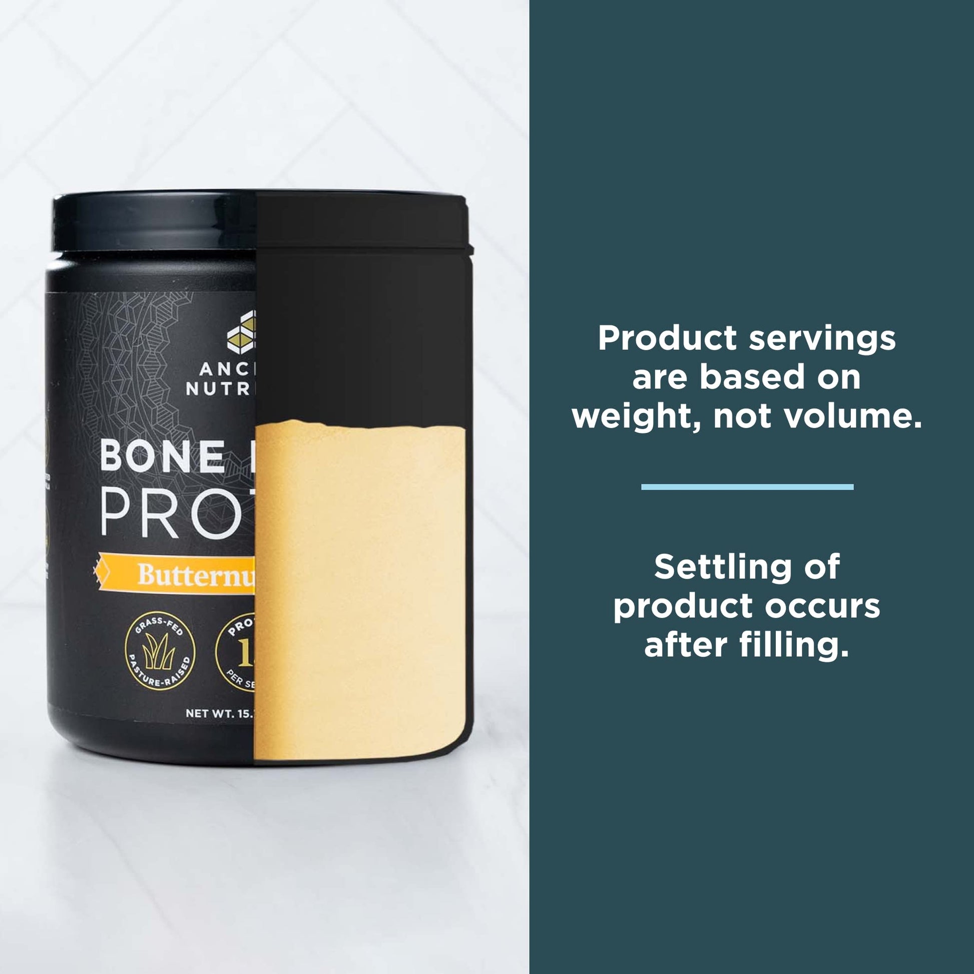 Ancient Nutrition Bone Broth Protein Powder, Chicken Soup, Grass-Fed Chicken Ancient Nutrition