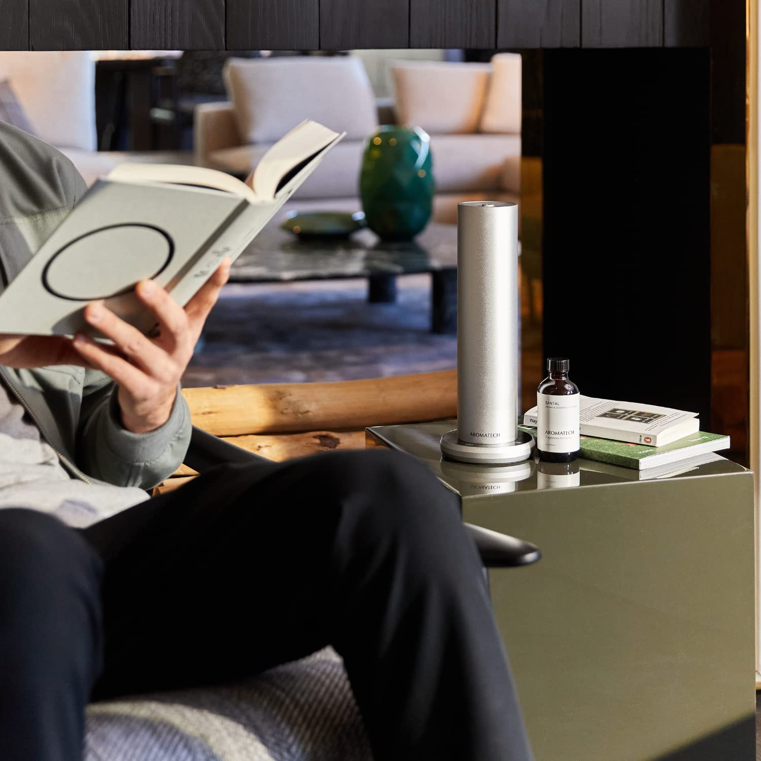 AromaTech Santal Aroma Essential Oil Blend, Aromatherapy with Patchouli and Cedarwood for Diffuser AromaTech