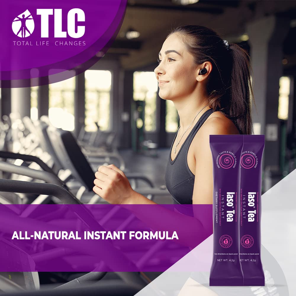 Total Life Changes Raspberry Lemonade Flavor Instant IASO Tea (15 Pack) Total Life Changes