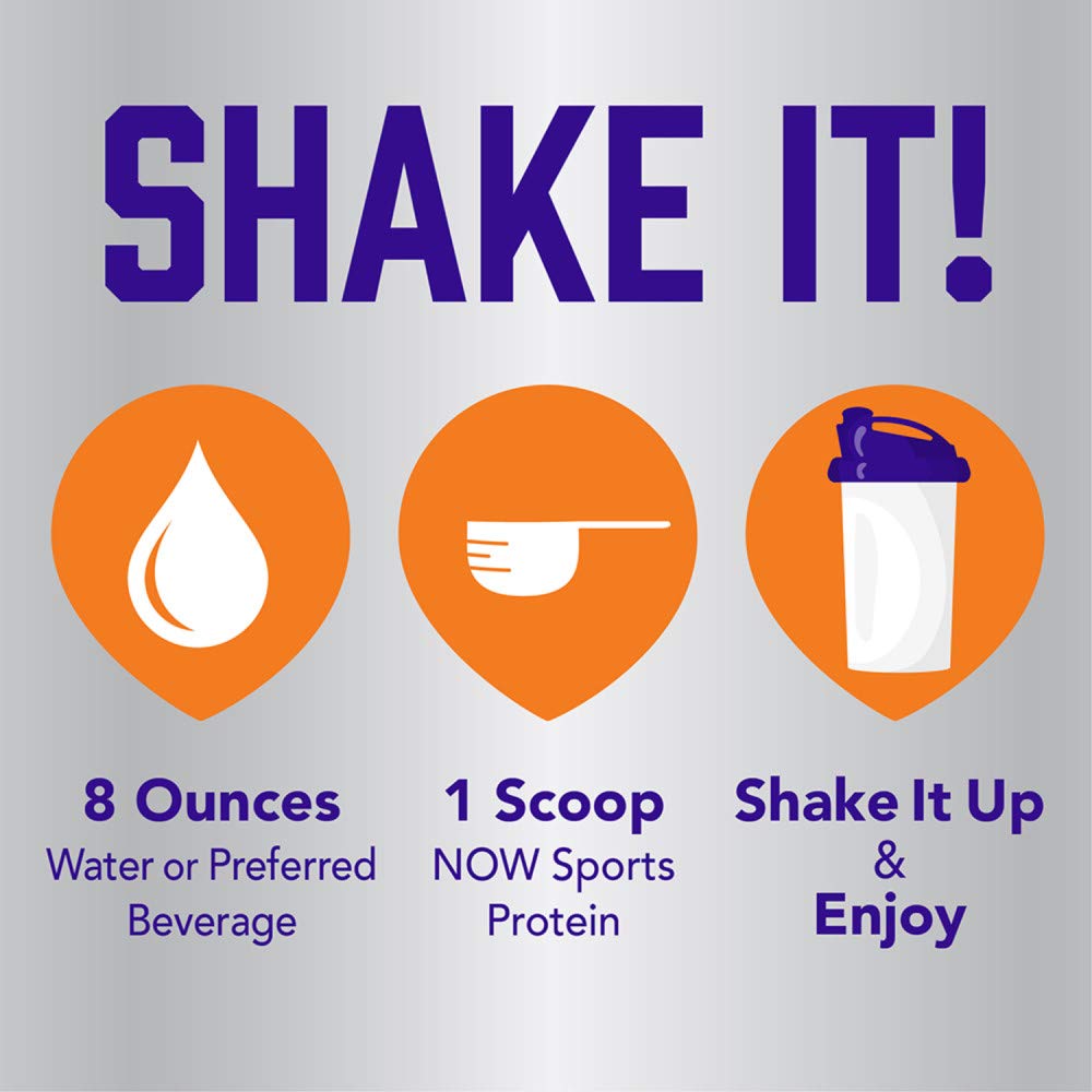 NOW Sports Nutrition, Whey Protein Isolate, 25 G With BCAAs, Creamy Chocolate Powder NOW