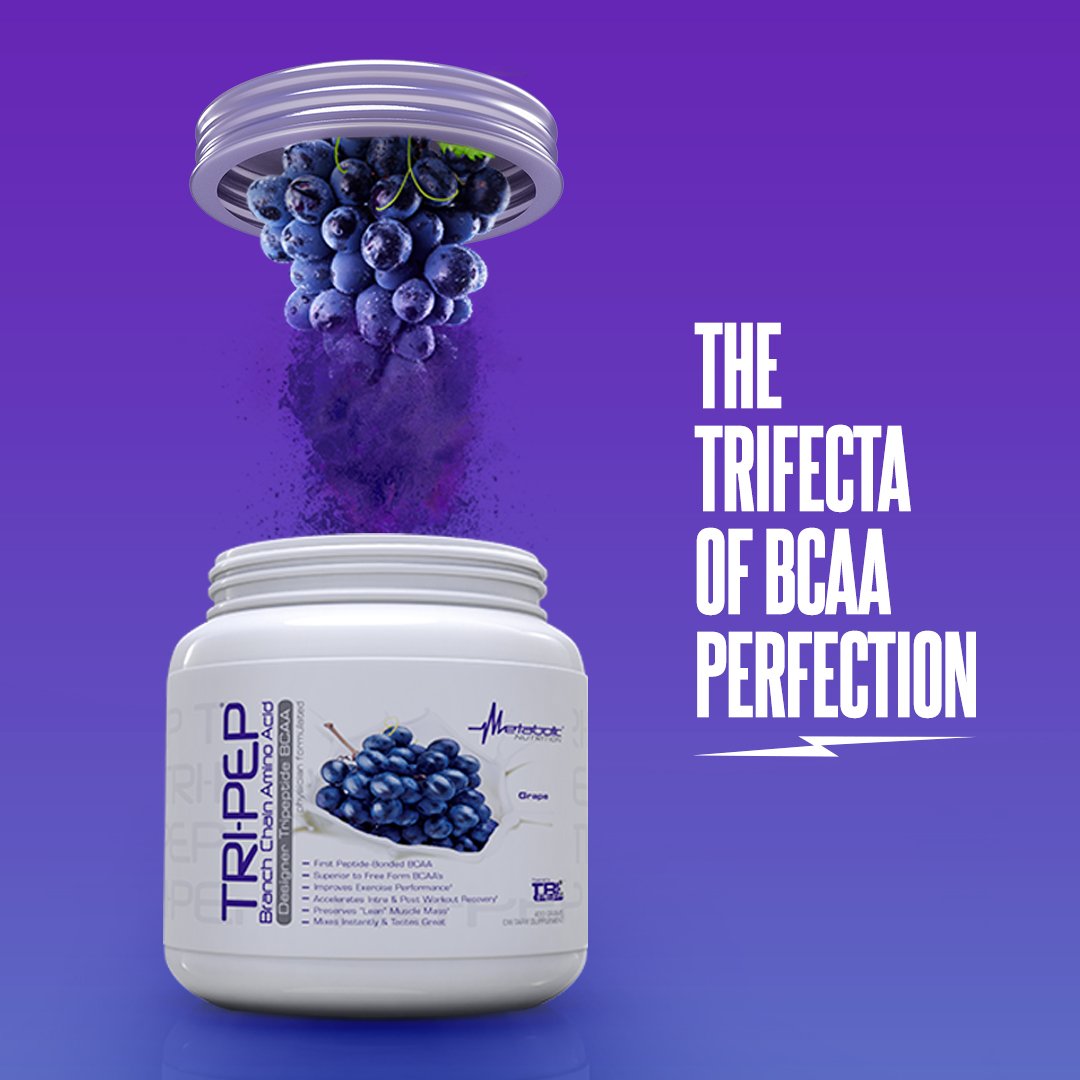 Metabolic Nutrition | TRIPEP - Tri-Peptide Branch Chain Amino Acid, BCAA Powder Metabolic Nutrition