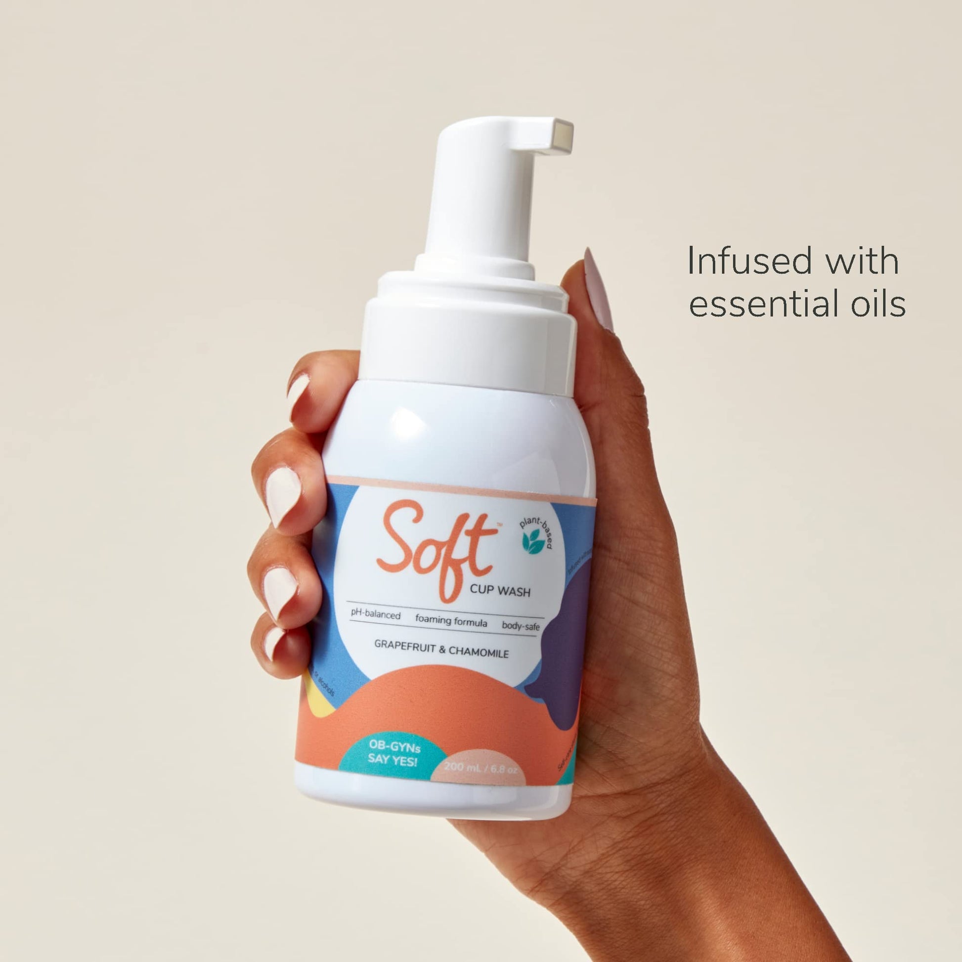 Soft Cup Wash | Menstrual Cup Cleanser for Silicone Period Cups | 6.8 oz | pH-Balanced Softcup