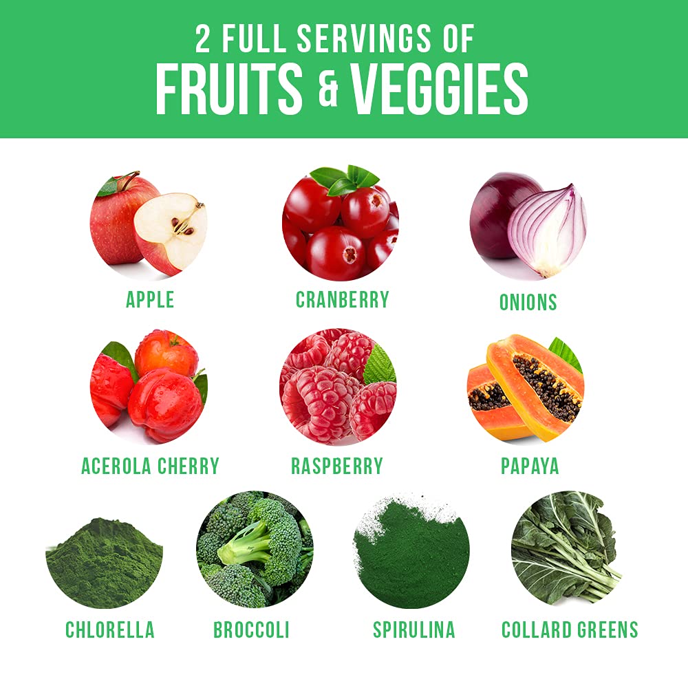 InnoSupps Full Spectrum Reds & Greens | PhytoServ, 2 Servings of Fruits + Veggies Per InnoSupps