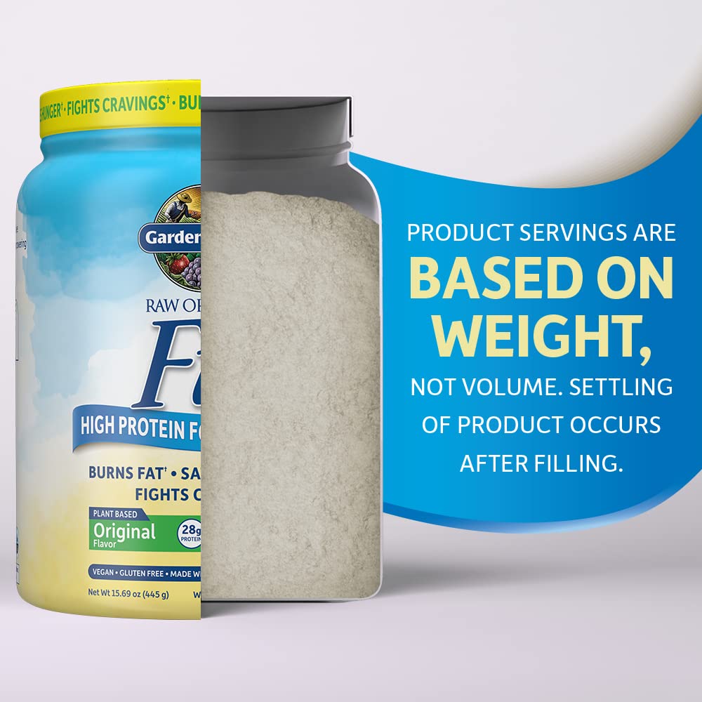 Garden of Life Raw Organic Fit Powder, Original - High Protein for Weight Loss (28g) Plus Garden of Life