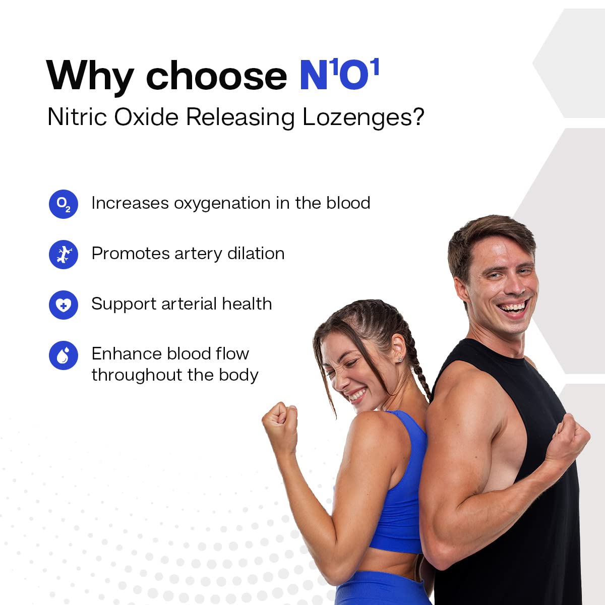 N1O1 Nitric Oxide Lozenges for Heart Health Support - Dietary Supplement N1 O1 NITRIC OXIDE ACTIVATING SERUM