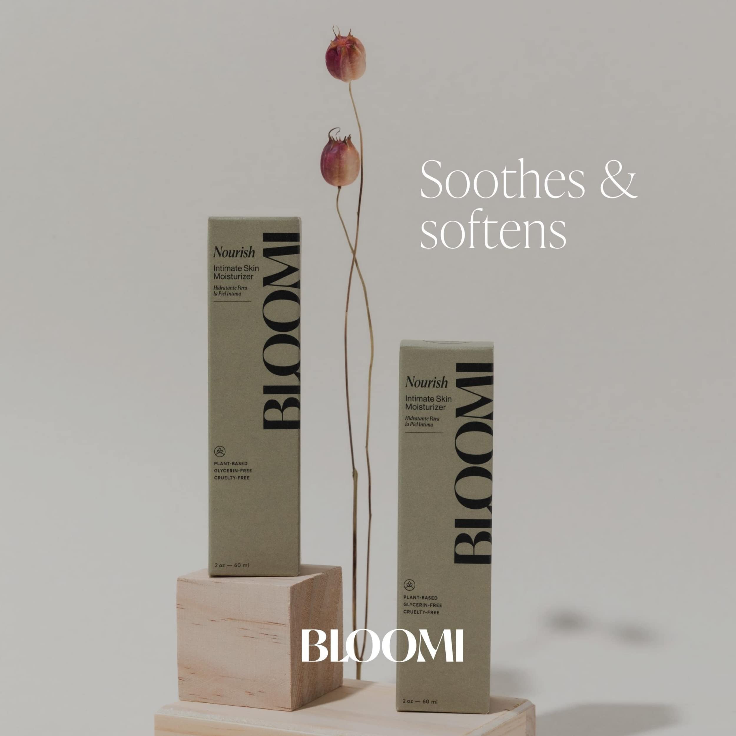 Bloomi Nourish Intimate Skin Moisturizer | Vulva & Penile Cream for Men and Feminine Care Bloomi