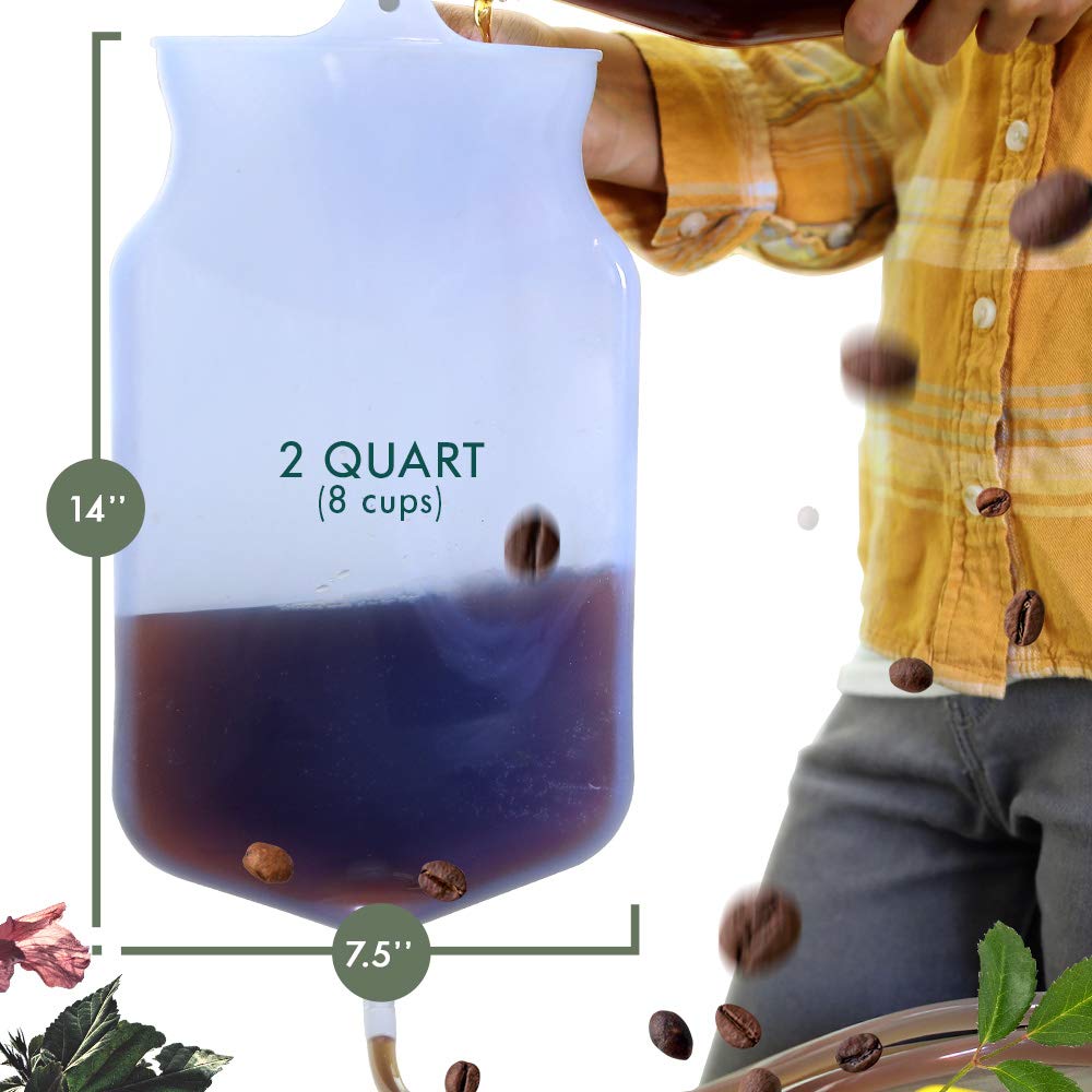 Mikacare Enema Bag Kit Clear Non-Toxic Silicone. for Coffee and Enema Kit for Colon Cleansing - Enema Detox Mikacare