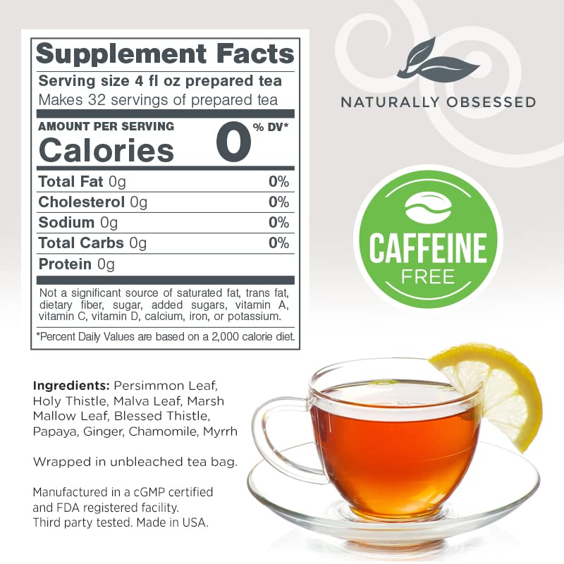 Naturally Obsessed 4 Week DRINK2SHRINK Detox Tea Formula Flat Belly System Detox Kit Naturally Obsessed