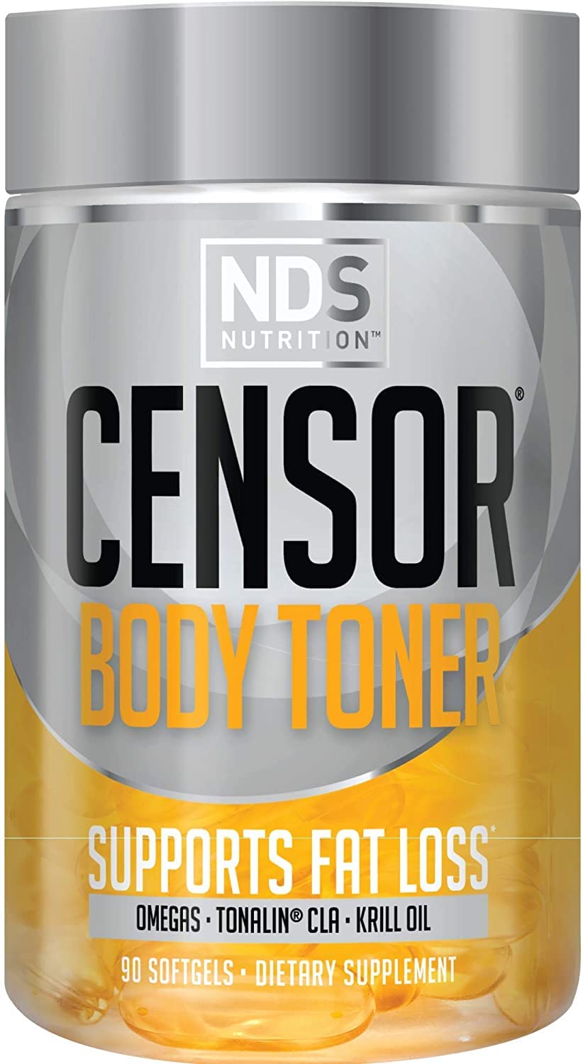 Censor NDS Nutrition Fat Loss and Body Toner with CLA, Fish Oil, Safflower and Omega 3-6-9 Blend