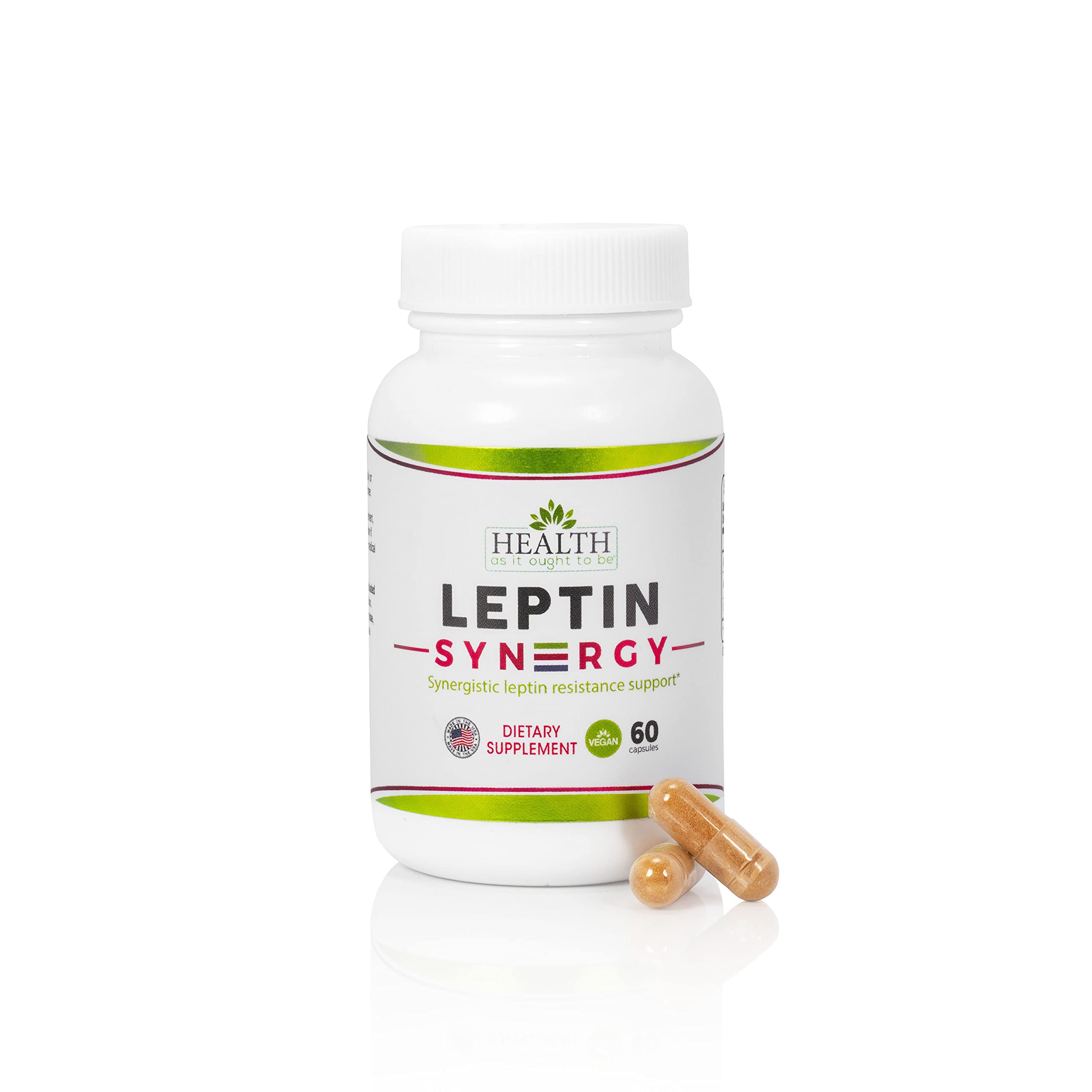Leptin Syn3rgy (Green Tea, African Mango, Ginseng) - 60 Capsules