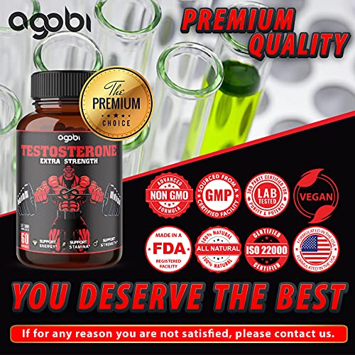 agobi Herbal Test Support for Male Supplement - Support Efficiency, Speed, Strength agobi