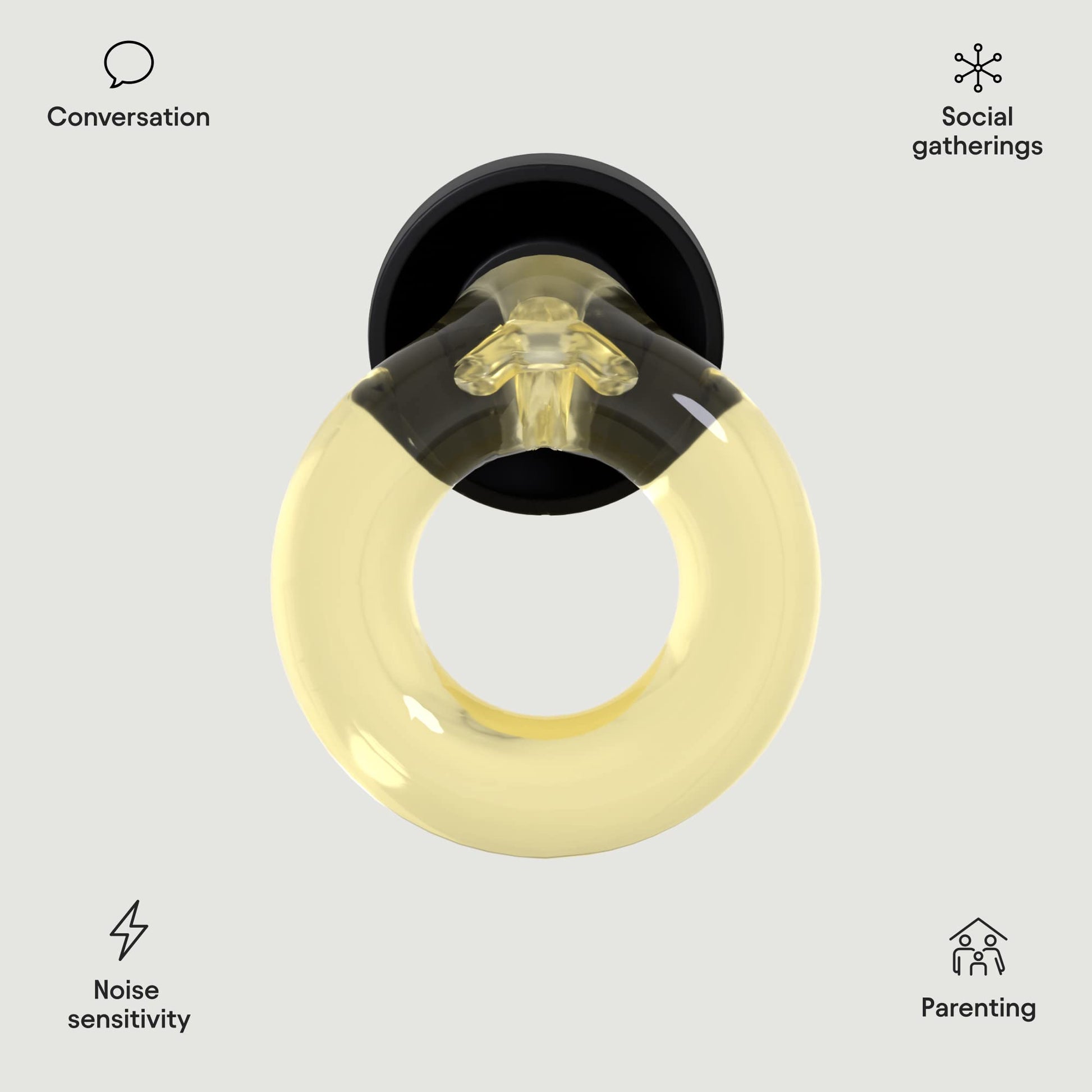 Loop Engage Earplugs for Conversation – Low-Level Noise Reduction Loop