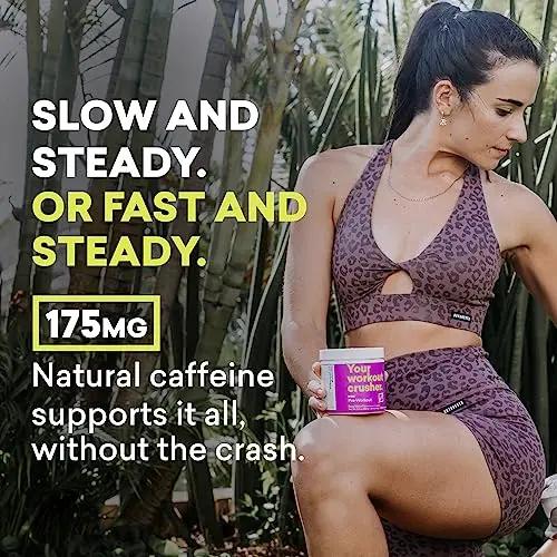 EBOOST POW Natural Pre Workout Powder - 20 Servings - Berry Melon Fizz - Pre Workout EBOOST