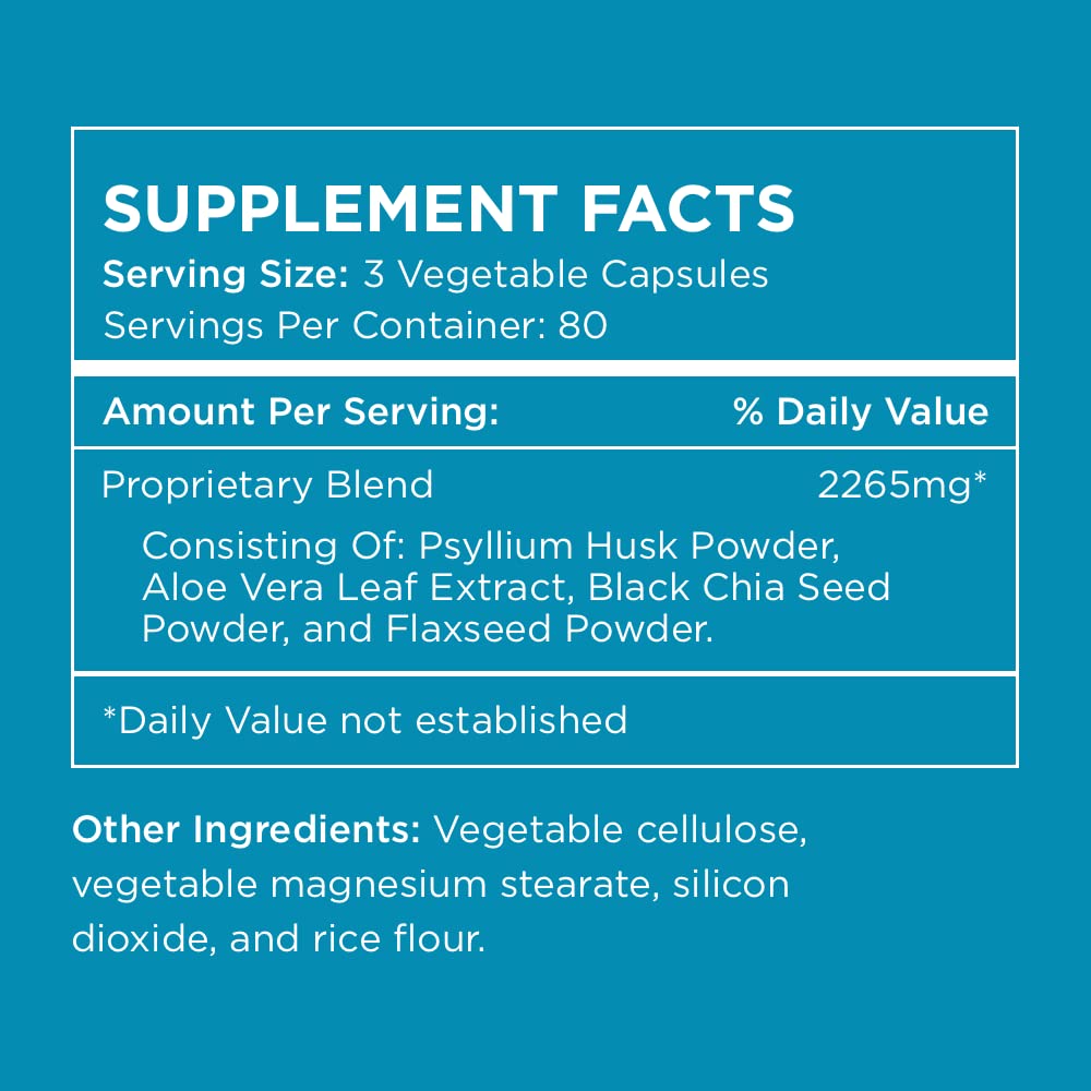 Pure for Men Stay Ready Fiber Supplement, 240 Vegan Capsules | Supports Daily Pure for Men