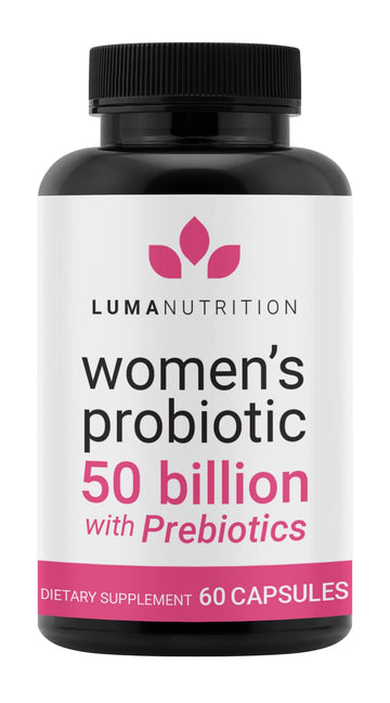 Luma Nutrition Probiotics for Women with Prebiotics - 50 Billion CFU - Formulated for Digestive