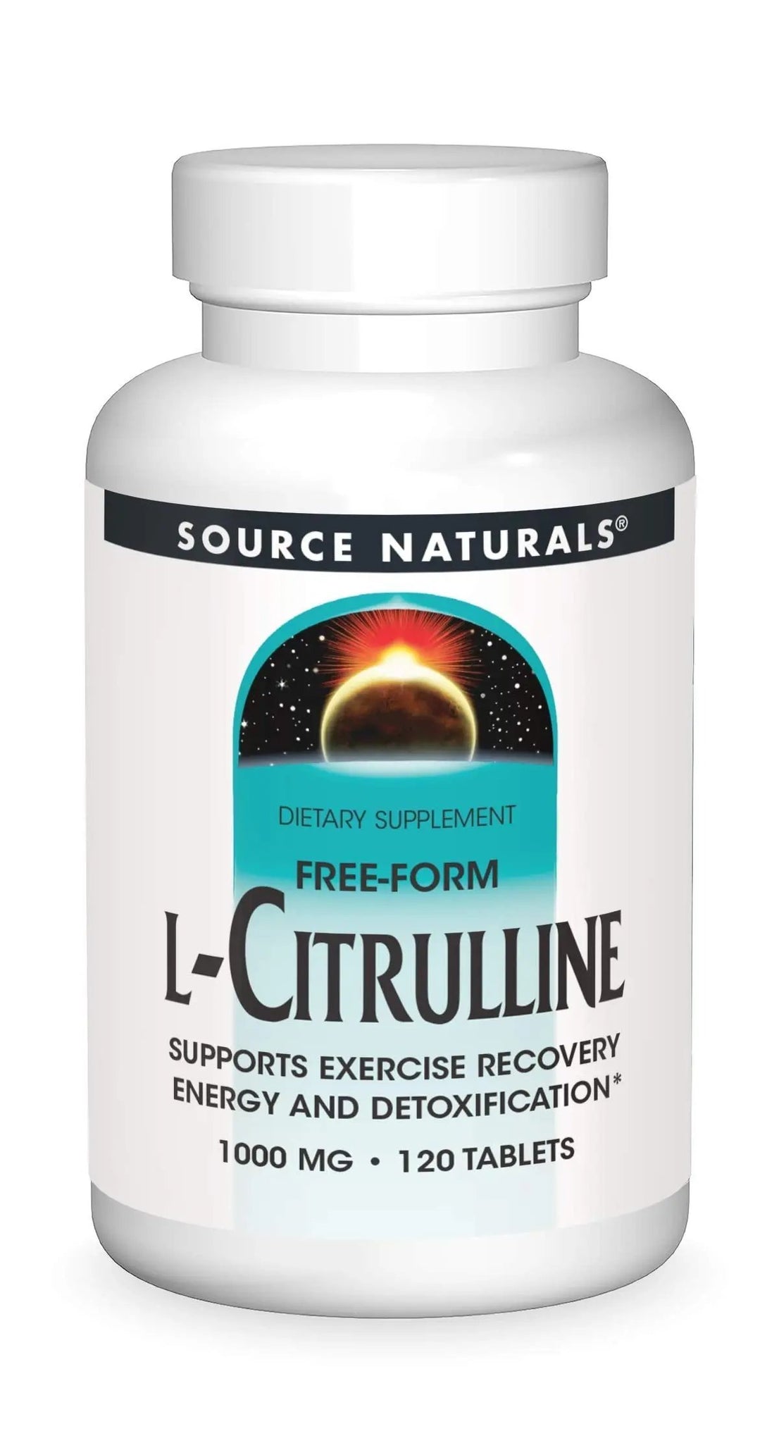 Source Naturals L-Citrulline 1000mg - Nitric Oxcide Booster - 120 Tablets
