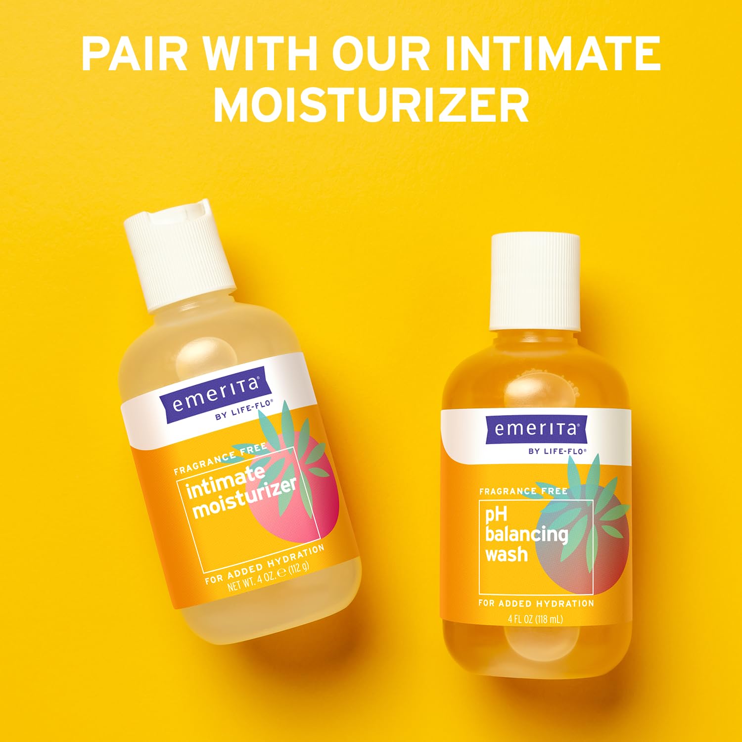 Emerita by Life-flo pH Balancing Feminine Wash, Hydrating Cleanser Soothes Delicate Areas Emerita