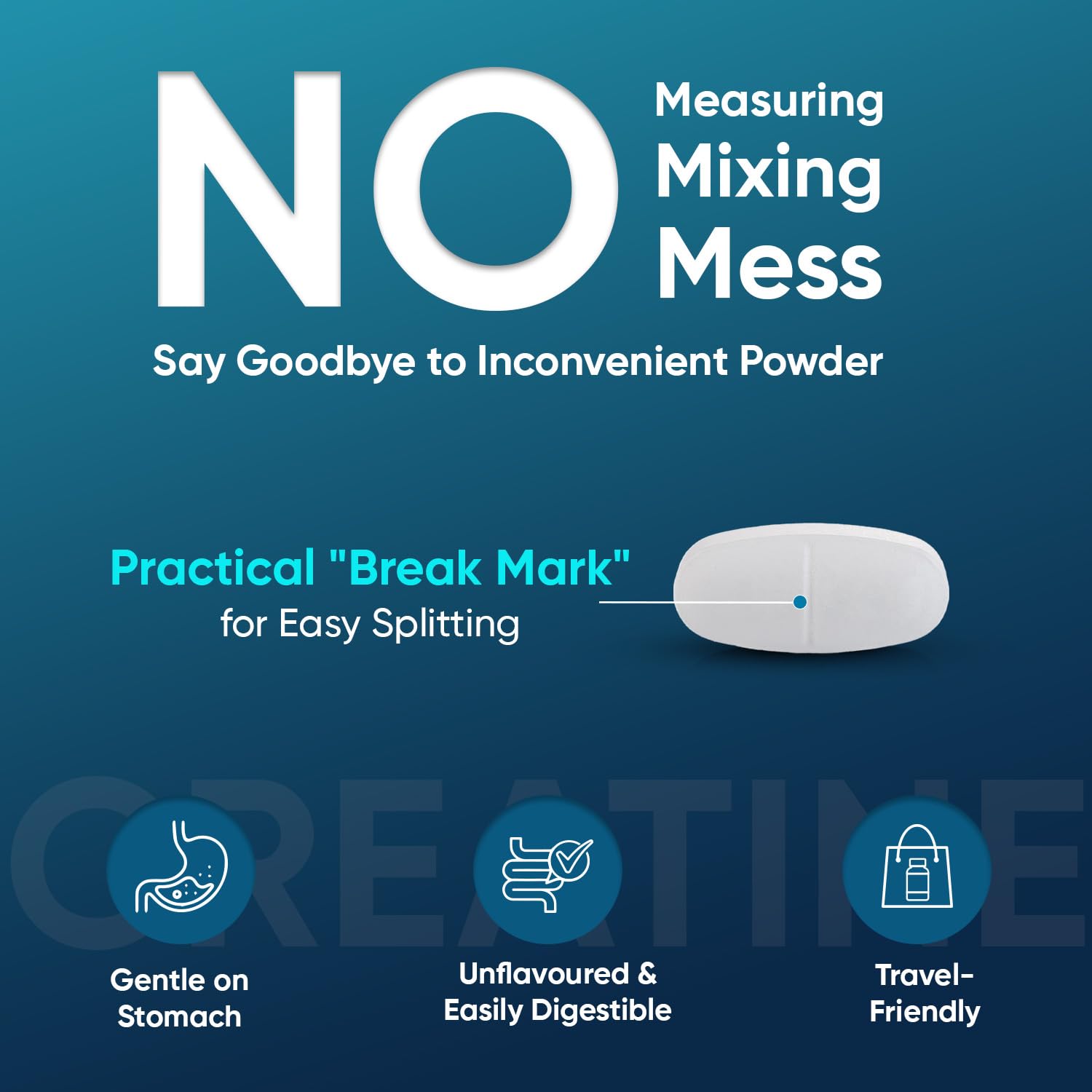 Creatine Monohydrate 3000mg - 270 Tablets - Gym Energy Supplement for Men & Women WeightWorld